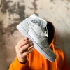 Кроссовки Nike Air Jordan 1 Mid Grey Camo