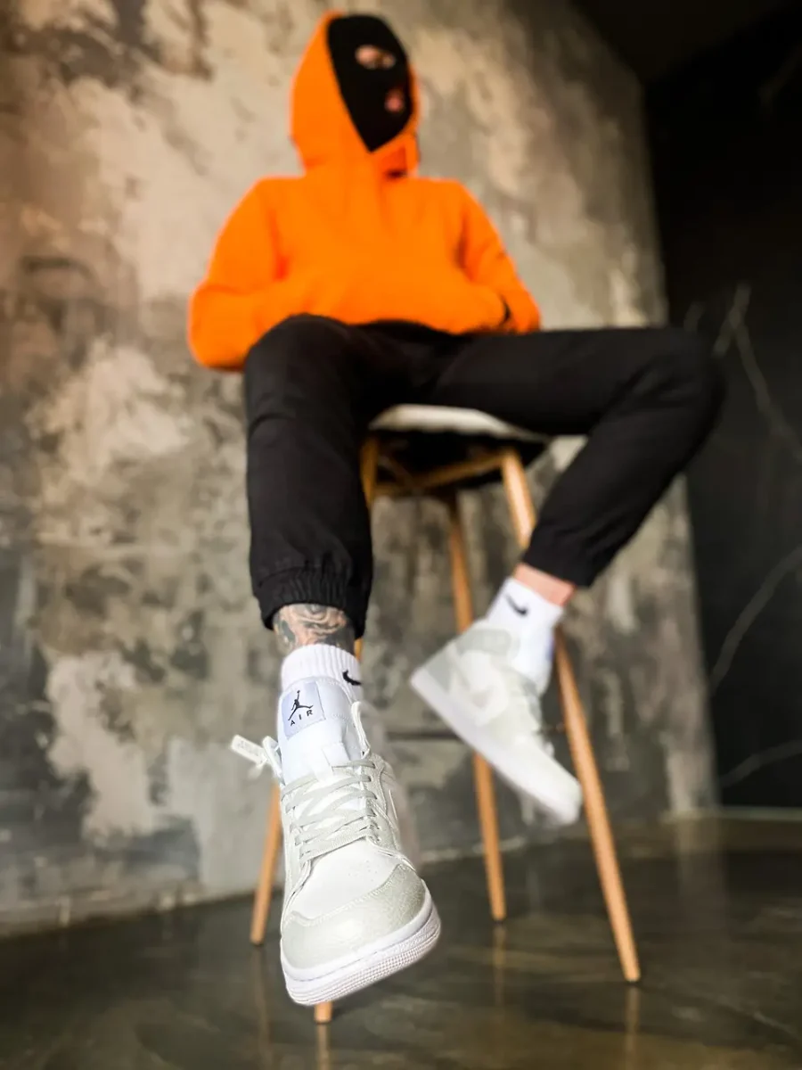 Кроссовки Nike Air Jordan 1 Mid Grey Camo