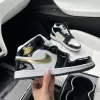 Кросівки Nike Air Jordan 1 Mid Patent Golden Black