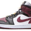 Кроссовки Nike Air Jordan 1 Mid SE Black Dark Beetroot