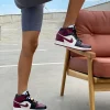 Кроссовки Nike Air Jordan 1 Mid SE Black Dark Beetroot