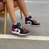 Кроссовки Nike Air Jordan 1 Mid SE Black Dark Beetroot