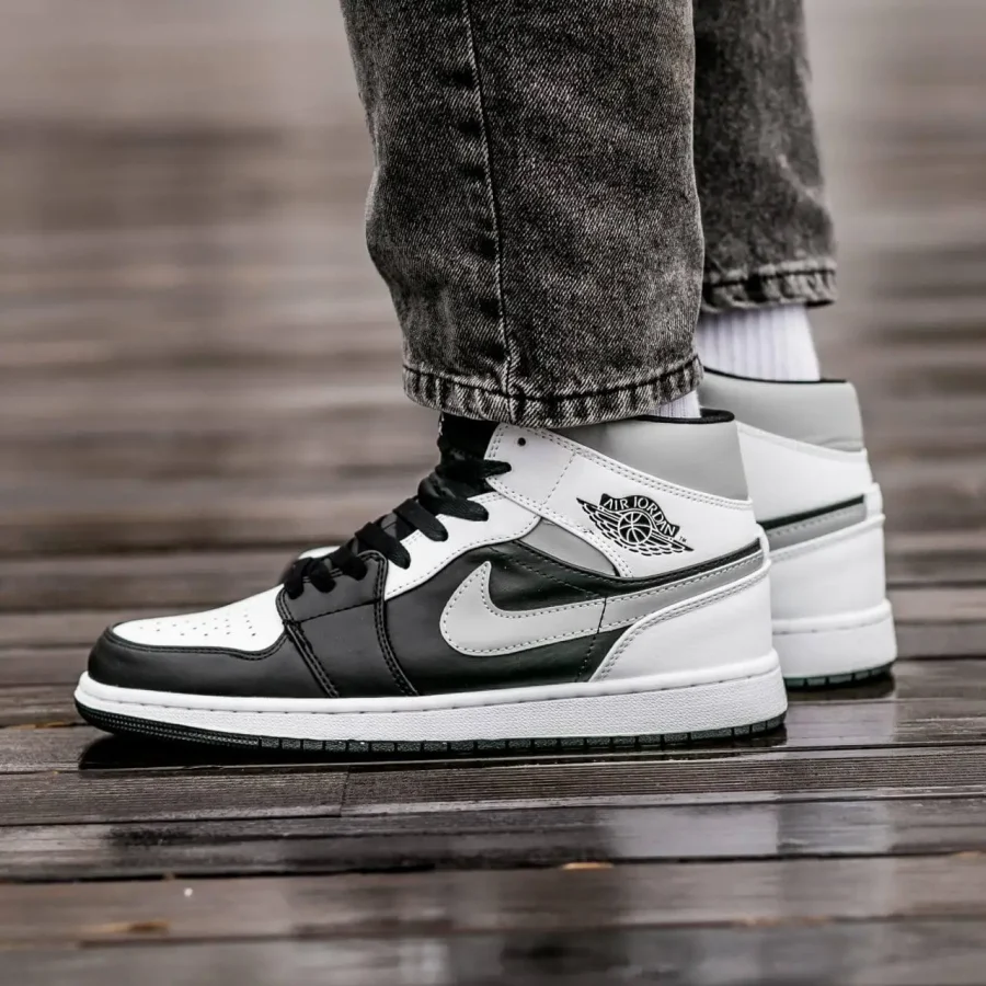 Кросівки Nike Air Jordan 1 Mid White Shadow