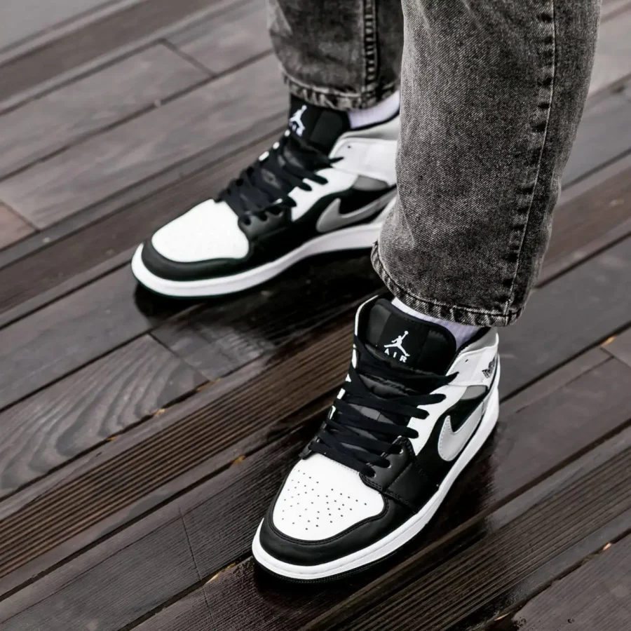Кросівки Nike Air Jordan 1 Mid White Shadow