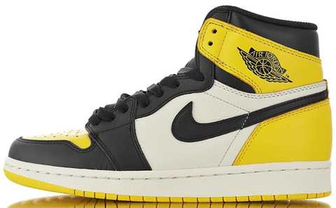 Кросівки Nike Air Jordan 1 Mid Yellow Toe/Black