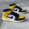 Кросівки Nike Air Jordan 1 Mid Yellow Toe/Black