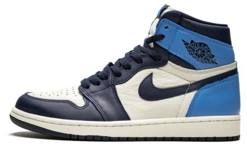 Кроссовки Nike Air Jordan 1 Retro High OG Obsidian/University Blue