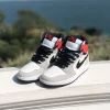 Кросівки Nike Air Jordan 1 Retro High OG White/Black-Light Smoke Grey-Varsity Red