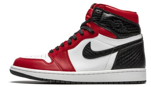 Кросівки Nike Air Jordan 1 Retro High Satin Snake Chicago