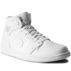 Кроссовки Nike Air Jordan 1 Retro Mid White
