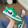 Кроссовки Nike Air Jordan 1 low Pine Green