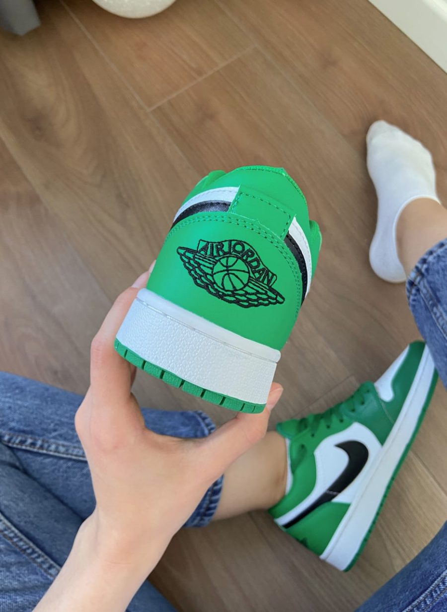 Кроссовки Nike Air Jordan 1 low Pine Green