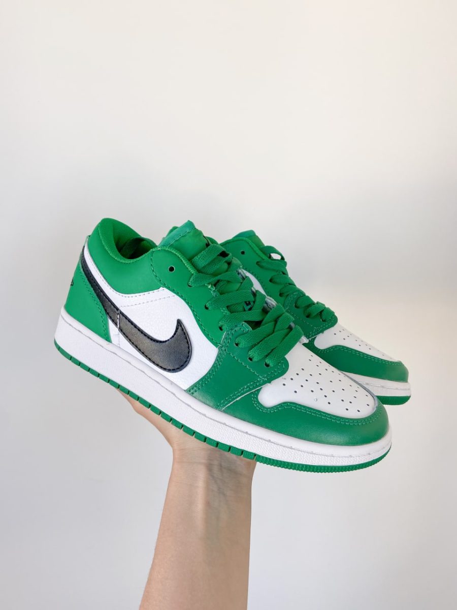 Кроссовки Nike Air Jordan 1 low Pine Green