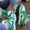 Кроссовки Nike Air Jordan 1 low Pine Green