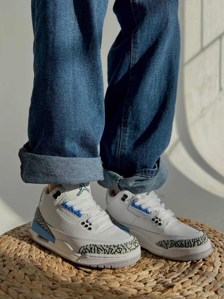 Кроссовки Nike Air Jordan 3 Retro UNC