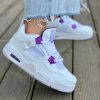 Кроссовки Nike Air Jordan 4 Retro Metallic Pack – Purple