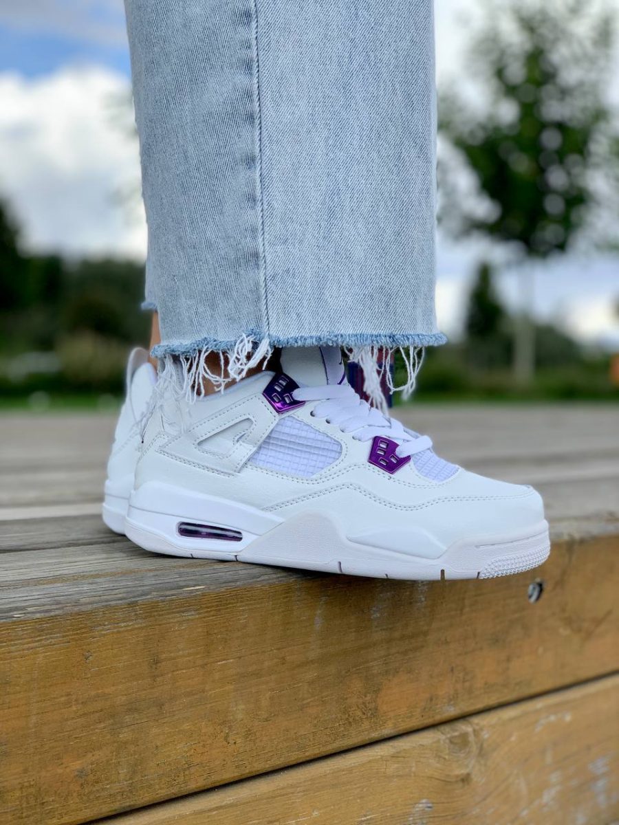 Кроссовки Nike Air Jordan 4 Retro Metallic Pack – Purple