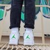Кроссовки Nike Air Jordan 4 Retro Metallic Pack White/Pine Green
