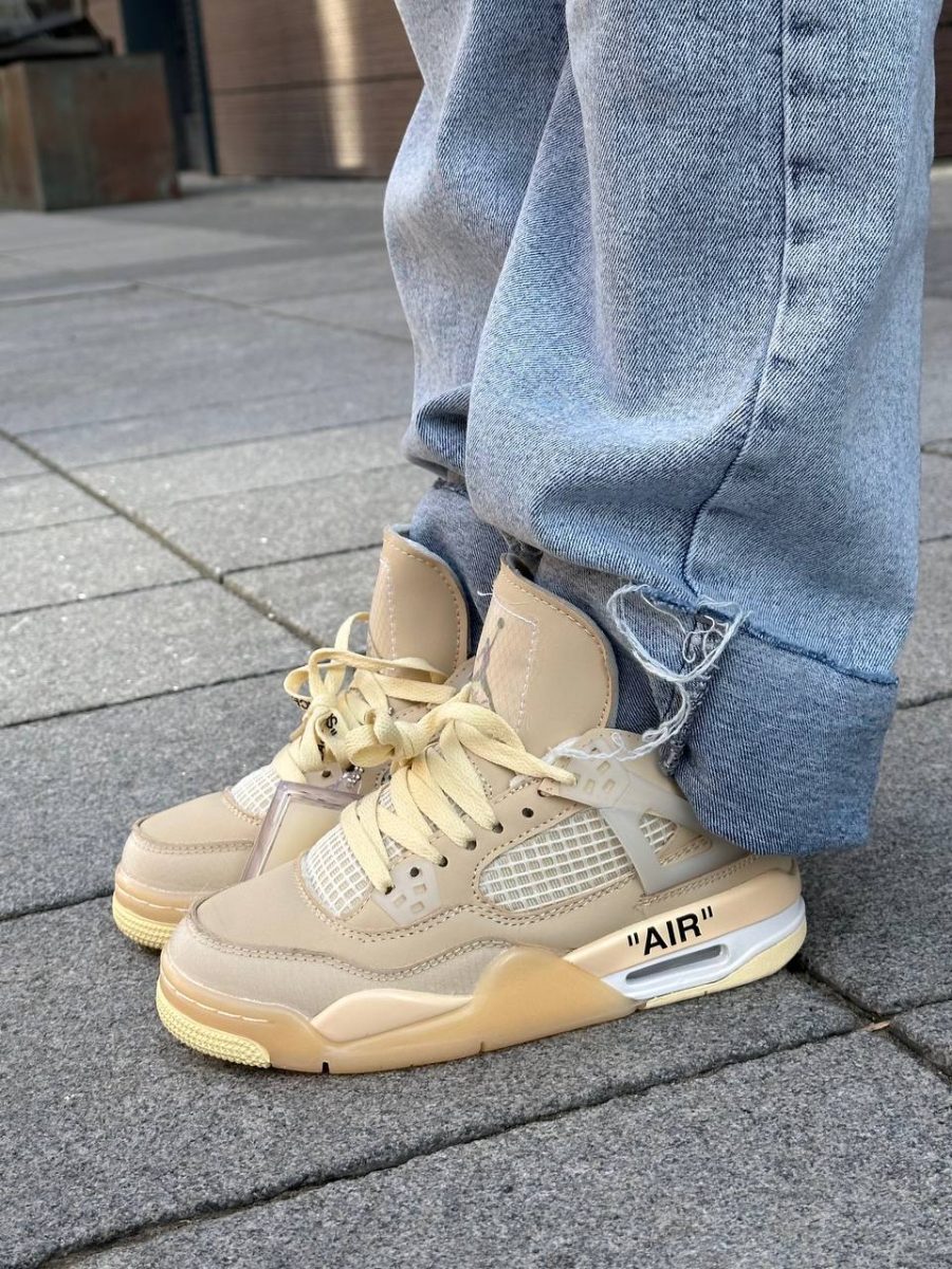 Кроссовки Nike Air Jordan 4 Retro Off White Sail