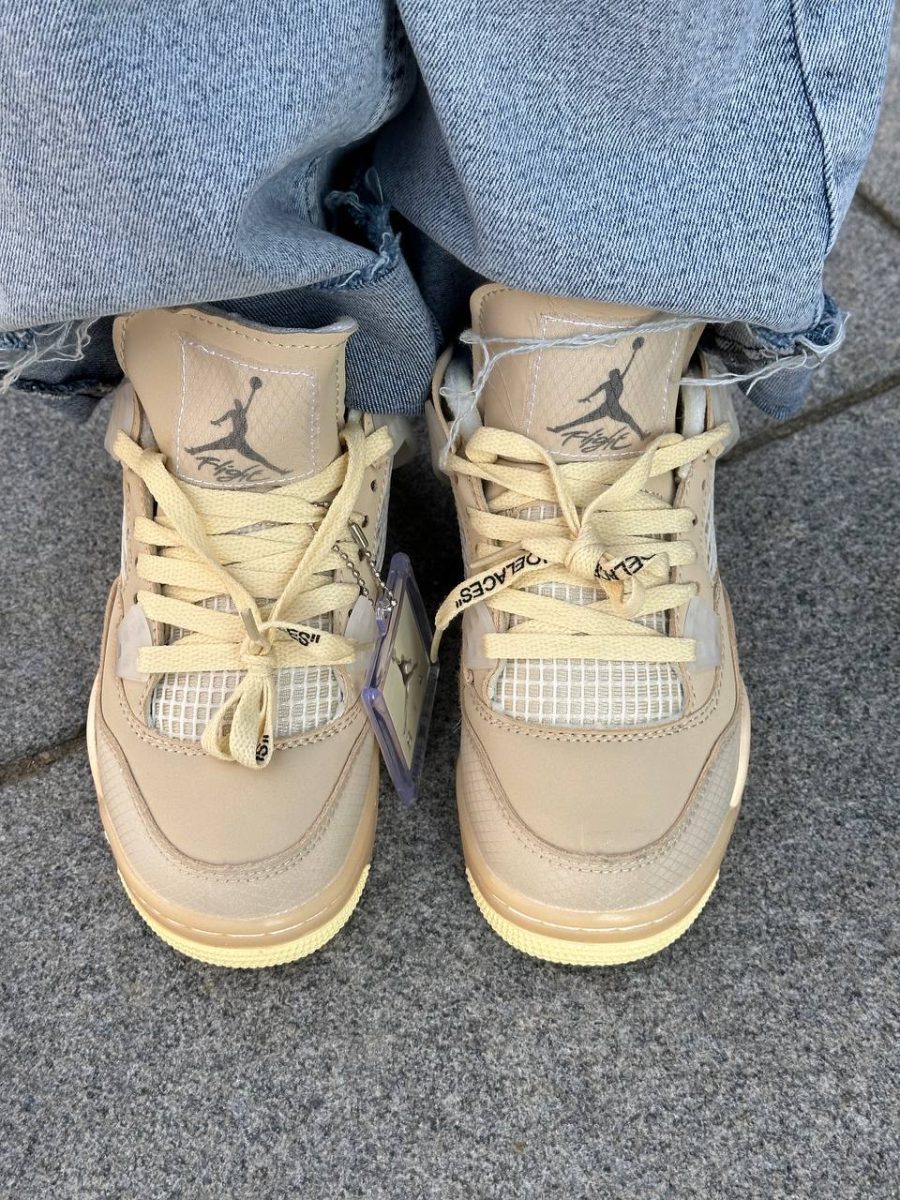 Кроссовки Nike Air Jordan 4 Retro Off White Sail