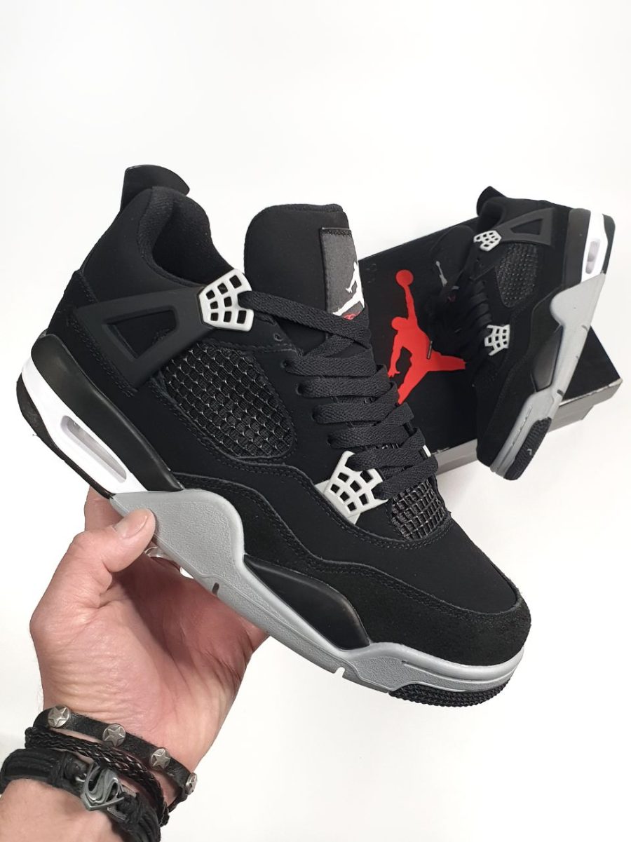 Кроссовки Nike Air Jordan 4 Retro SE Black Canvas