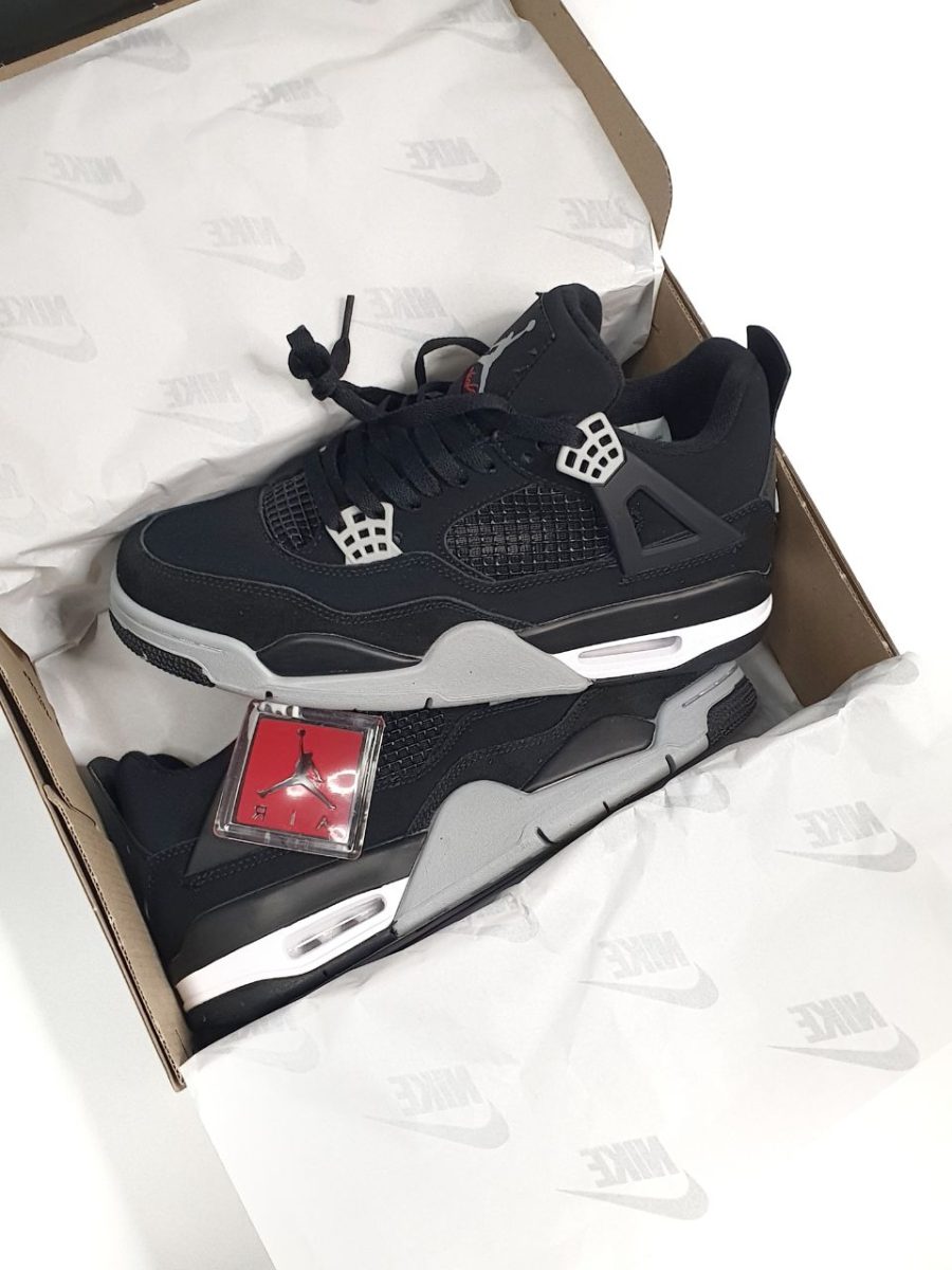 Кроссовки Nike Air Jordan 4 Retro SE Black Canvas