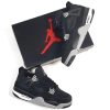 Кроссовки Nike Air Jordan 4 Retro SE Black Canvas