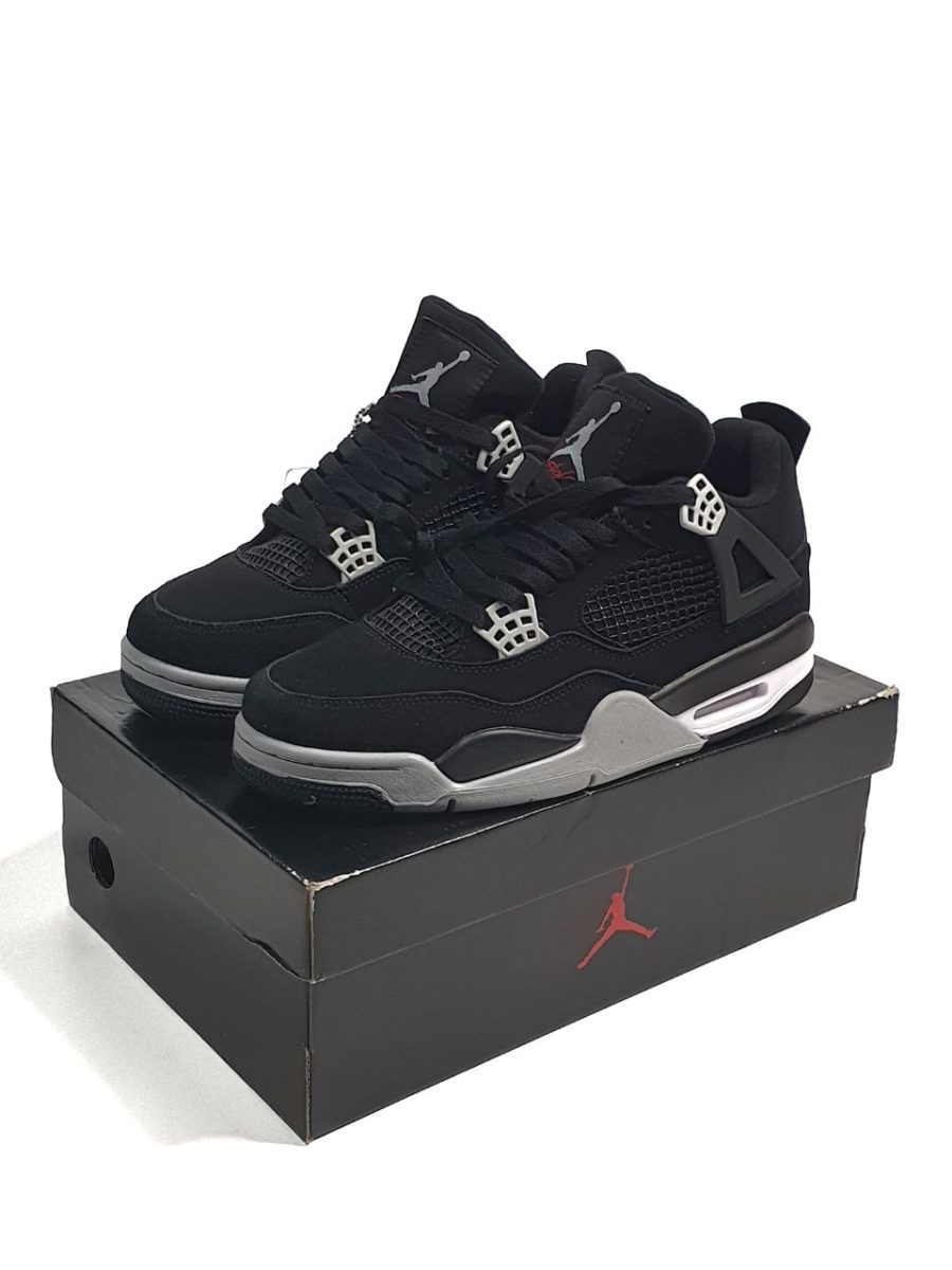 Кроссовки Nike Air Jordan 4 Retro SE Black Canvas