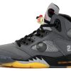 Кросівки Nike Air Jordan 5 X Off-White Retro SP Muslin