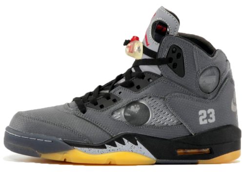 Кроссовки Nike Air Jordan 5 X Off-White Retro SP Muslin