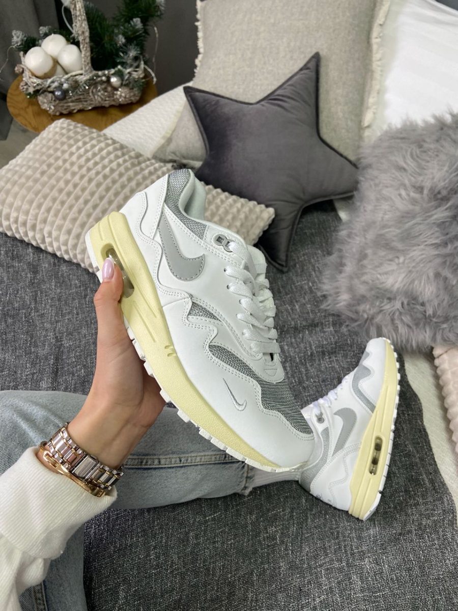 Кроссовки Nike Air Max 1 x Patta White