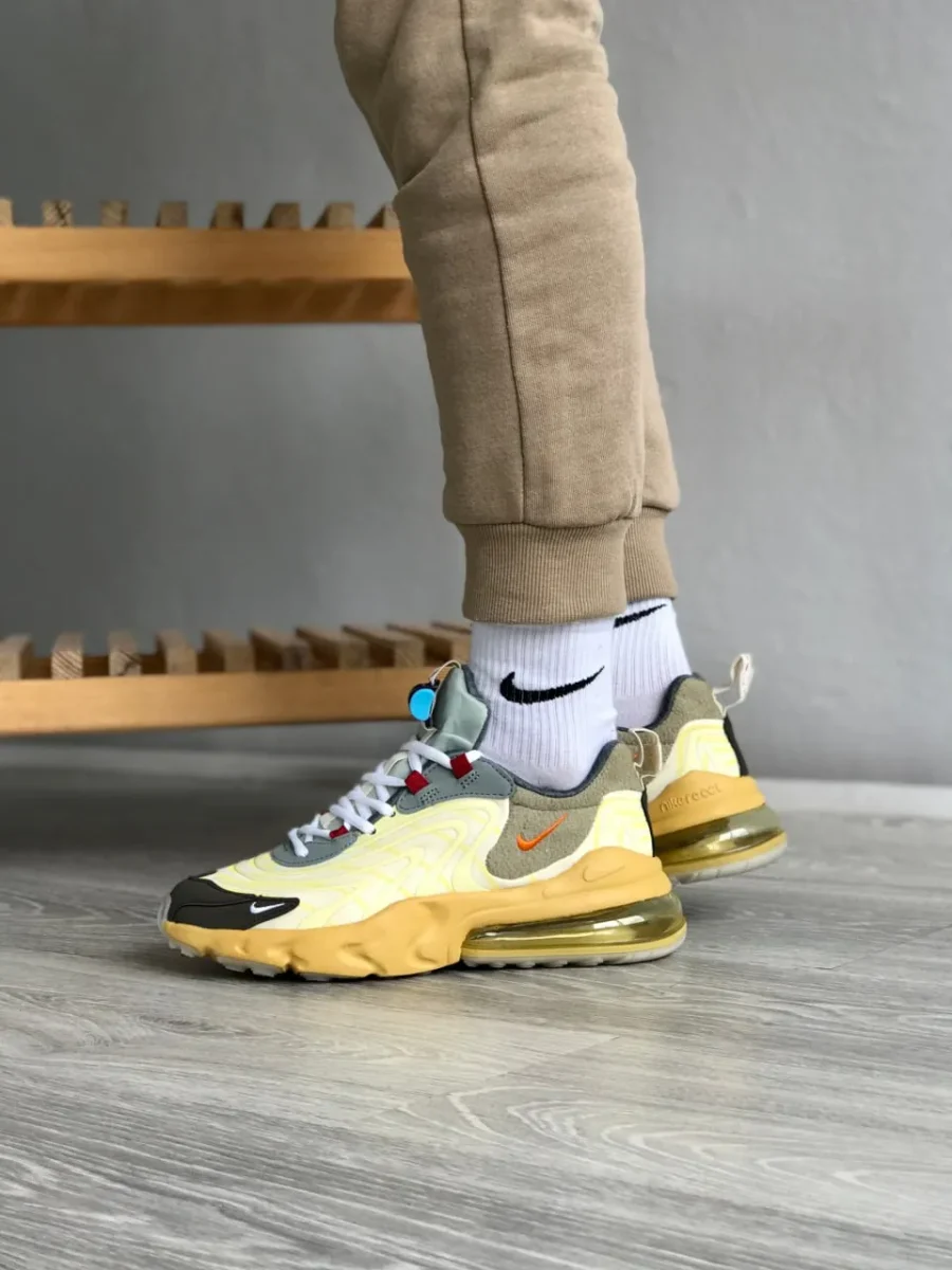 Кроссовки Nike Air Max 270 React x Travis Scott Cactus Trails