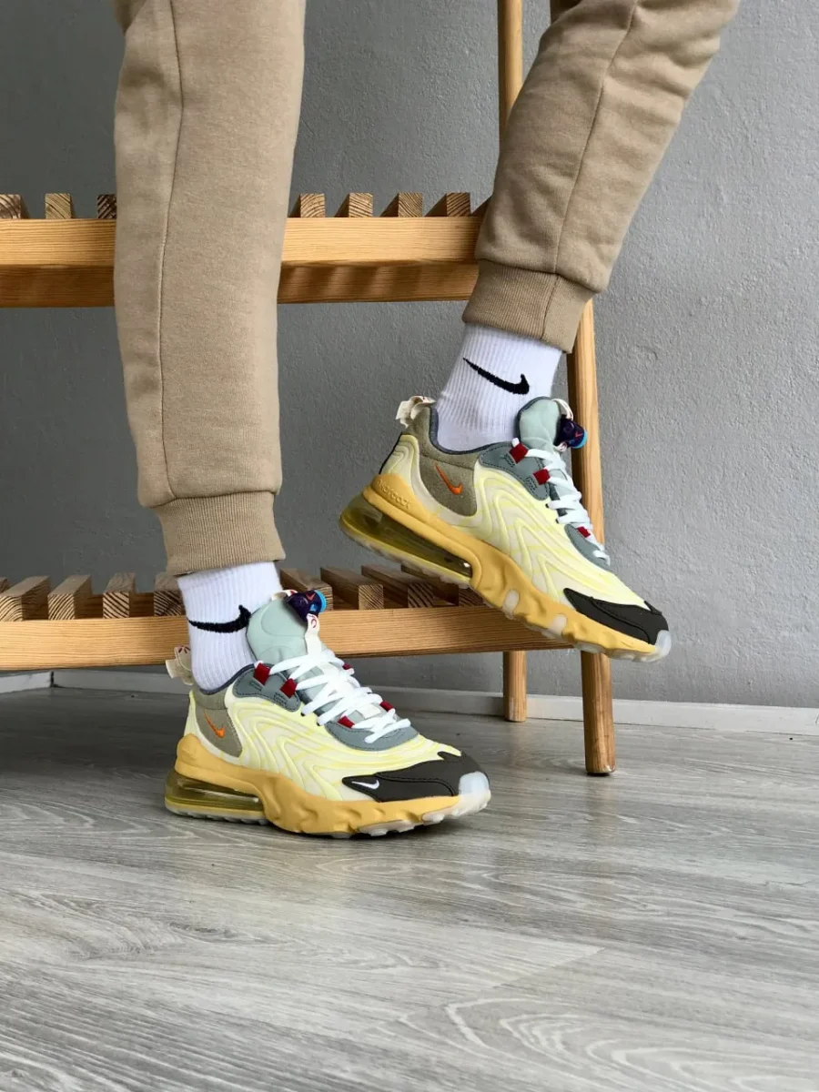 Кроссовки Nike Air Max 270 React x Travis Scott Cactus Trails