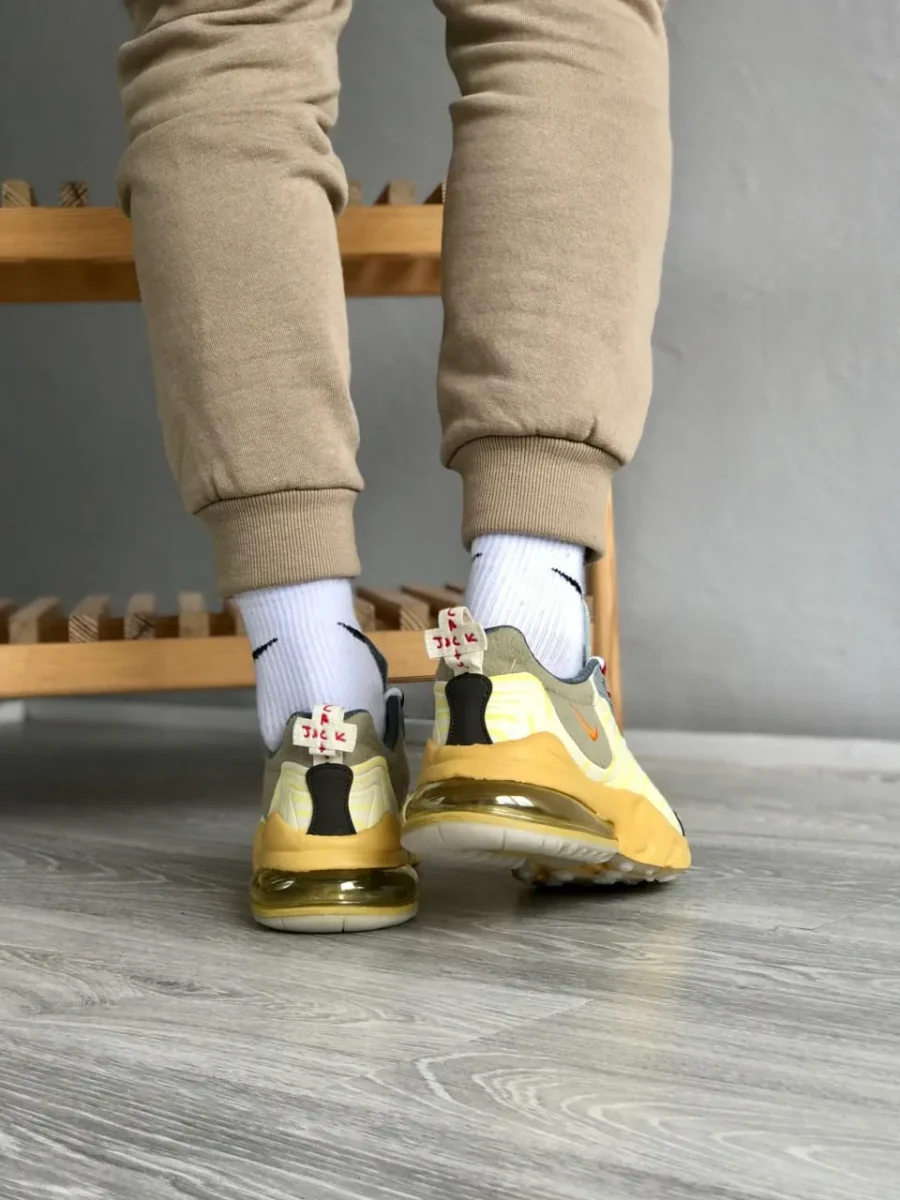 Кроссовки Nike Air Max 270 React x Travis Scott Cactus Trails