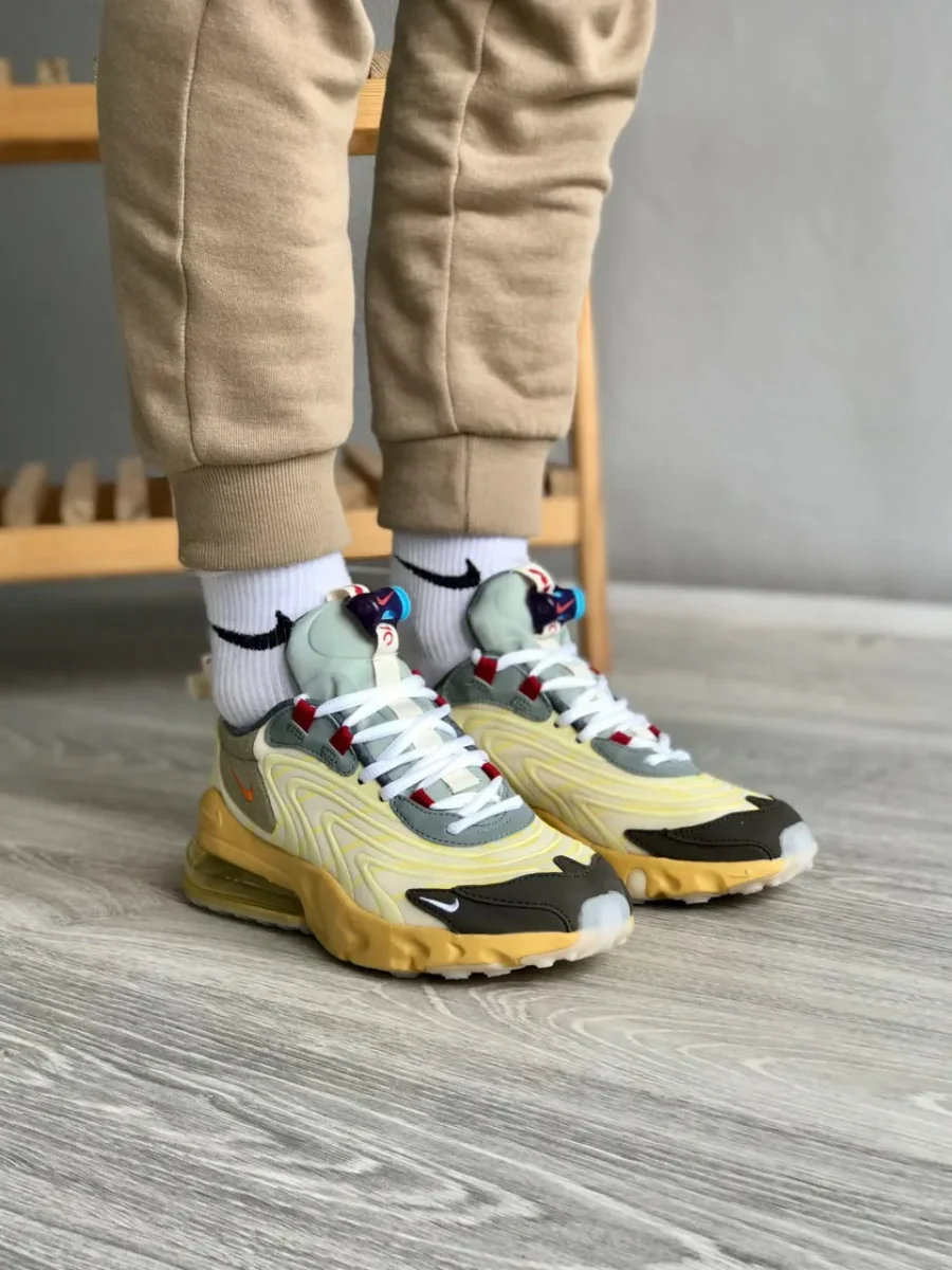 Кроссовки Nike Air Max 270 React x Travis Scott Cactus Trails