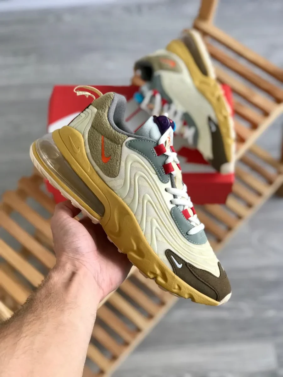 Кроссовки Nike Air Max 270 React x Travis Scott Cactus Trails