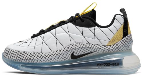 Кроссовки Nike Air Max 720-818 White/Black/Opti Yellow
