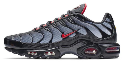 Кросівки Nike Air Max Plus TN Black/University Red – Wolf Grey