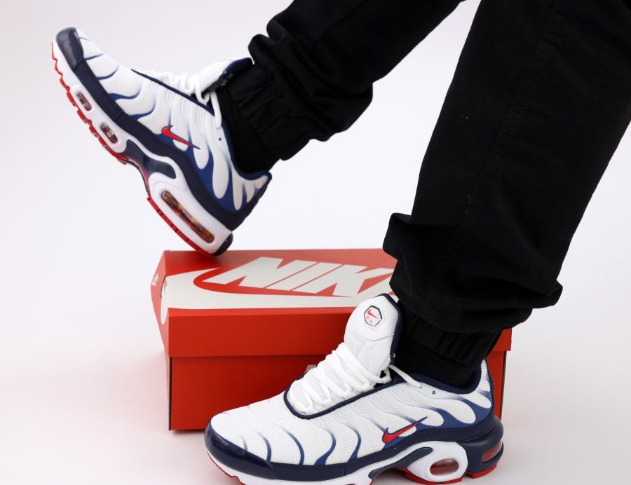 Кроссовки Nike Air Max Plus TN White/Blue/Red