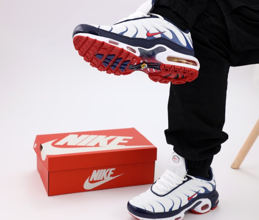 Кроссовки Nike Air Max Plus TN White/Blue/Red