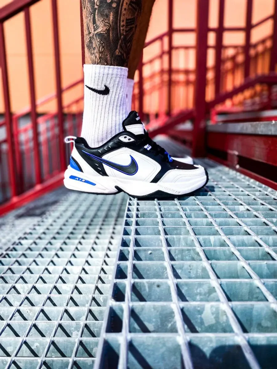 Кросівки Nike Air Monarch IV Black/White/Blue