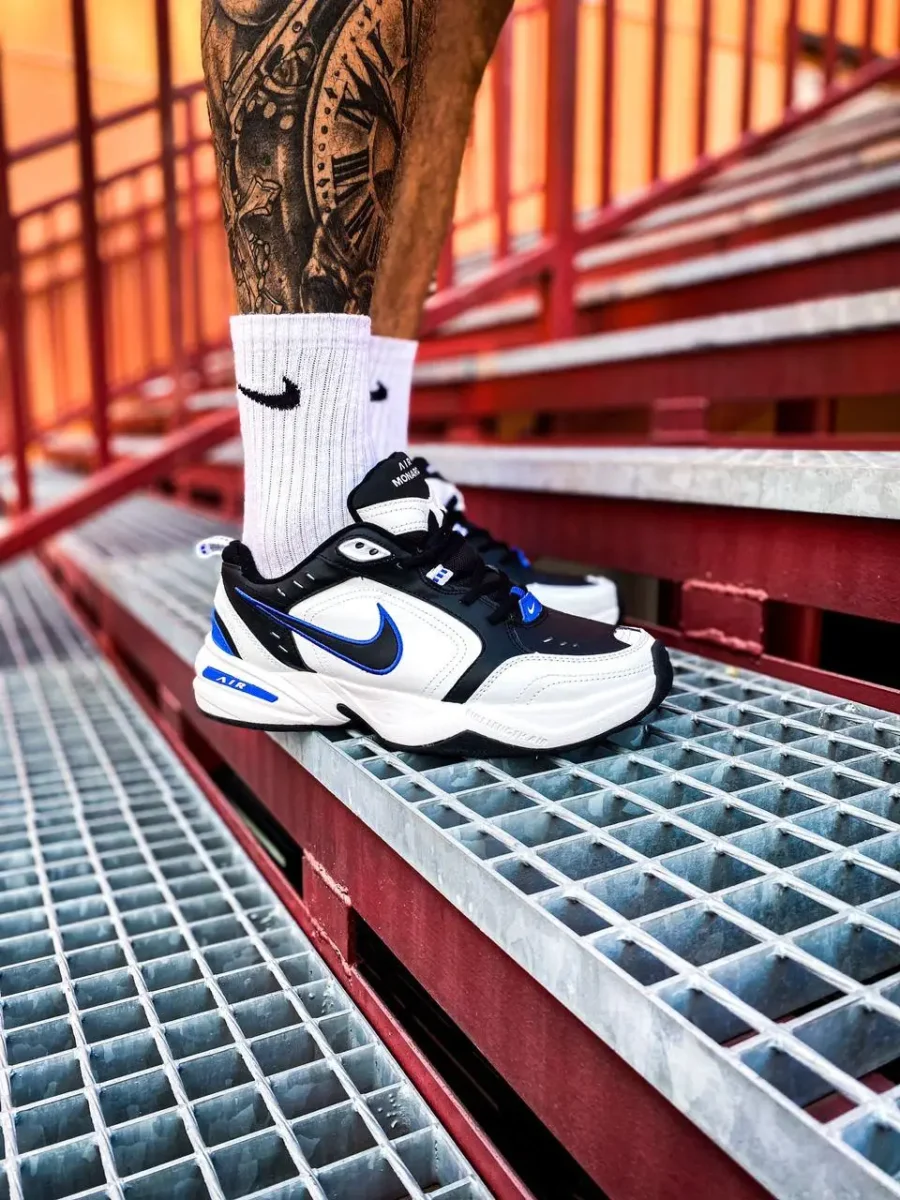 Кросівки Nike Air Monarch IV Black/White/Blue