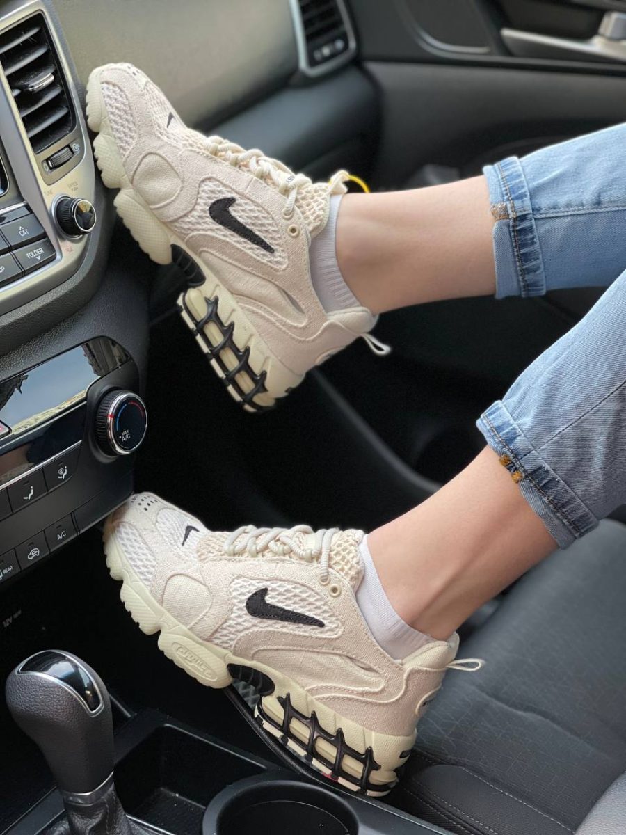 Кросівки Nike Air Zoom x Stussy Spiridon Caged Fossil