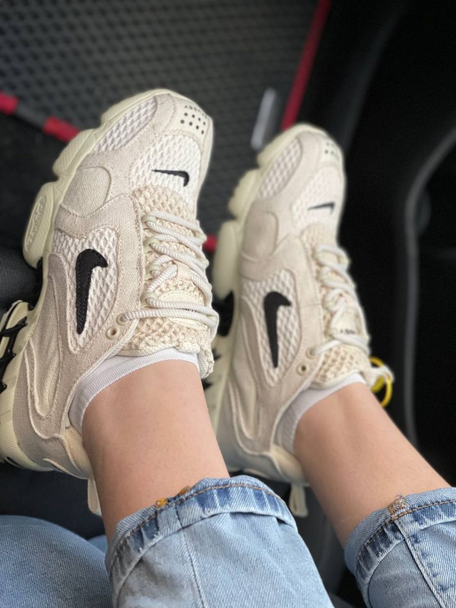 Кросівки Nike Air Zoom x Stussy Spiridon Caged Fossil