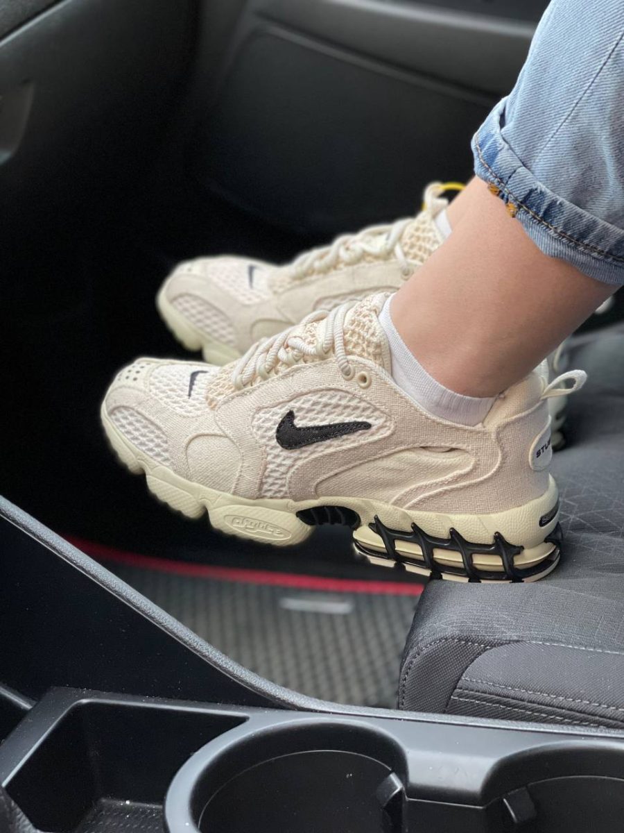 Кросівки Nike Air Zoom x Stussy Spiridon Caged Fossil