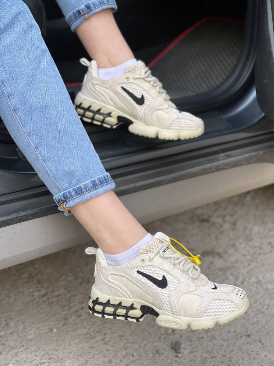 Кросівки Nike Air Zoom x Stussy Spiridon Caged Fossil