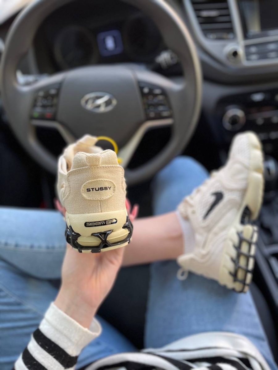 Кросівки Nike Air Zoom x Stussy Spiridon Caged Fossil