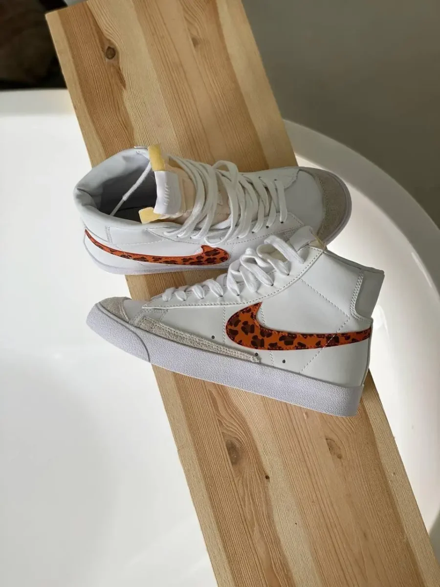 Кросівки Nike Blazer Mid ’77 White/Leopard
