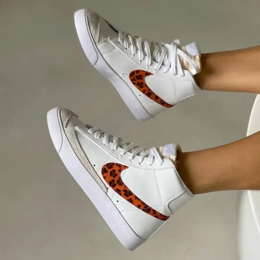 Кросівки Nike Blazer Mid ’77 White/Leopard