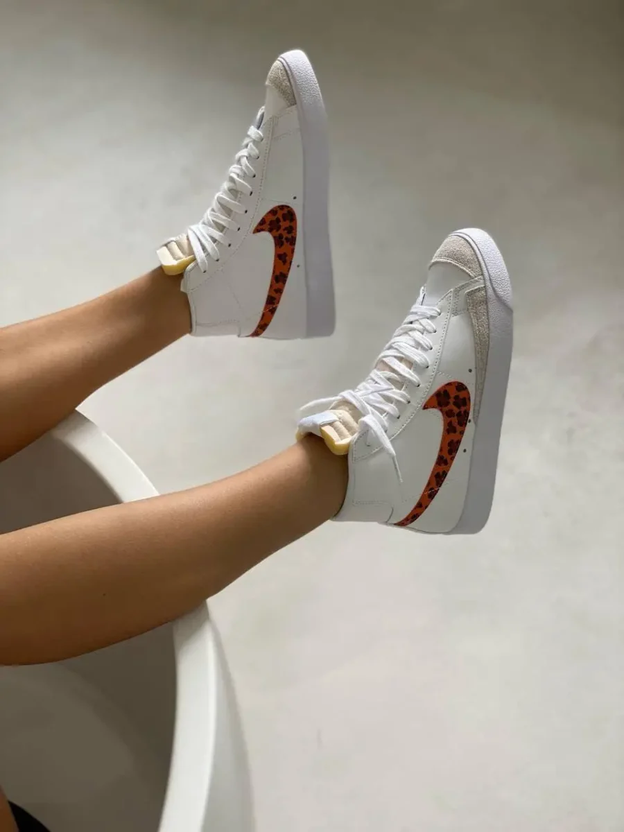Кросівки Nike Blazer Mid ’77 White/Leopard